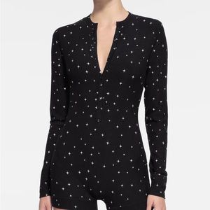 Button Up Henley Onsie